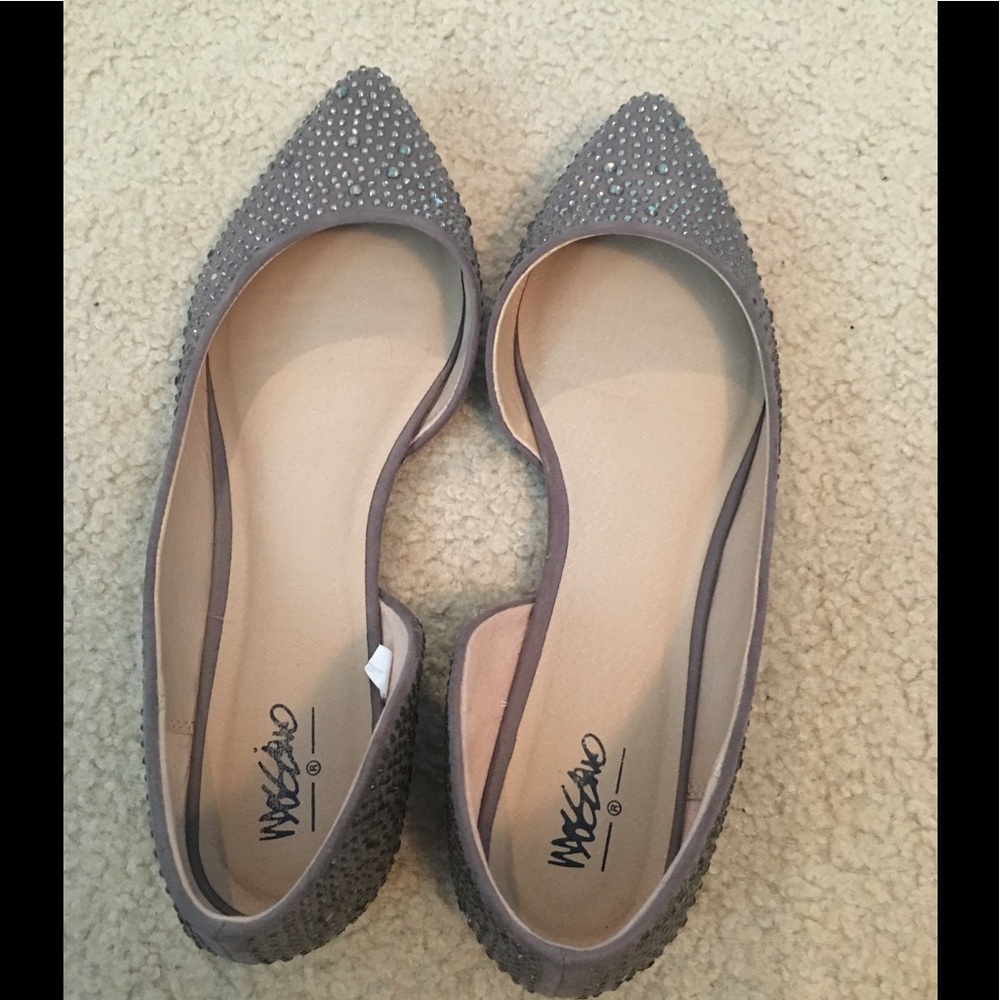 sequins flats